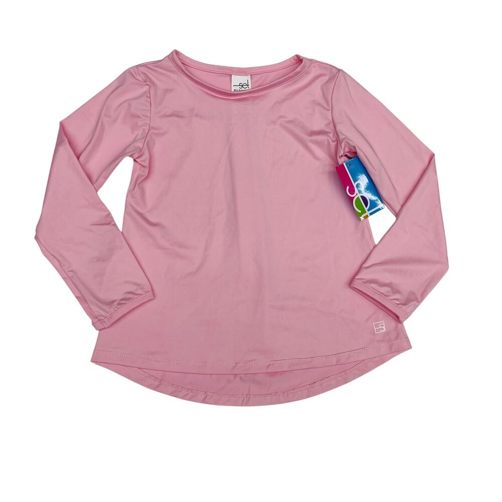NWT SET Athleisure 4T Taylor Long Sleeve Tee in Cotton Candy Pink